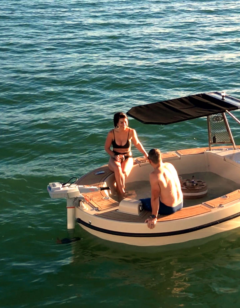 Hot Tub Boat Romance