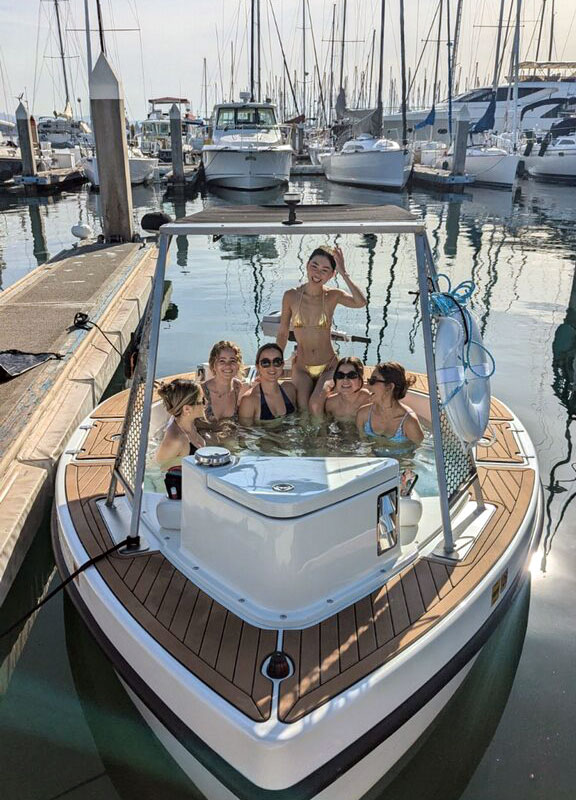 Ladies day on the Bay Area Brew Boat